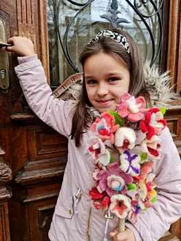 sorcovă din împaslită Foto Școala Populară de Arte și Meserii Pitești (1) jpg