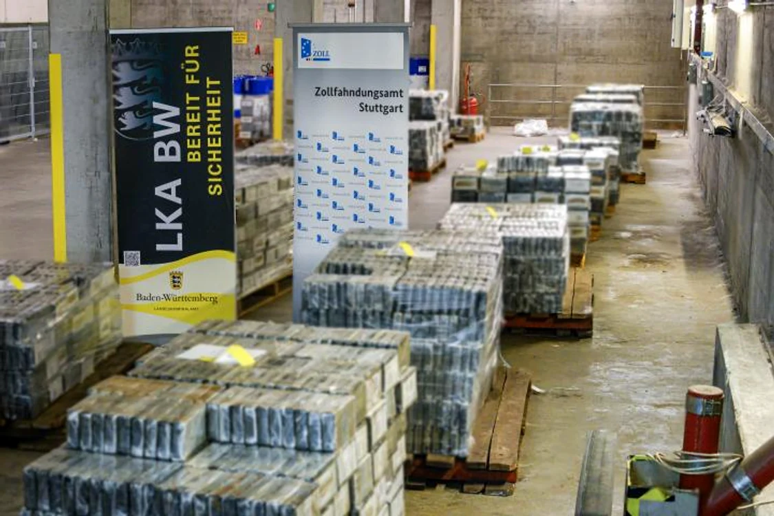 Capturi de cocaina, 25 de tone, efectuate în portul Hamburg, aprilie-septembrie 2023 - Foto: EUDA