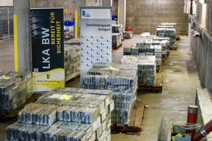 Capturi de cocaina, 25 de tone, efectuate în portul Hamburg, aprilie-septembrie 2023 - Foto: EUDA