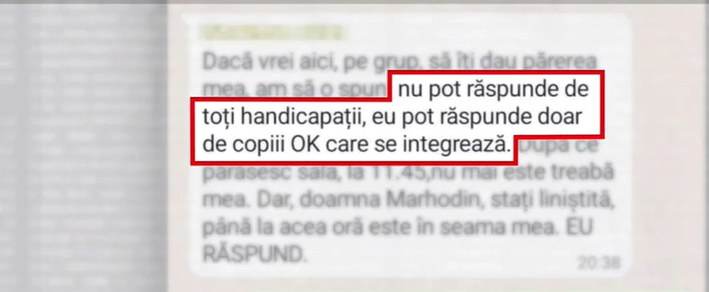 Mesajul scris pe Whatsapp de învățătoarea din Bacău FOTO observatornews.ro