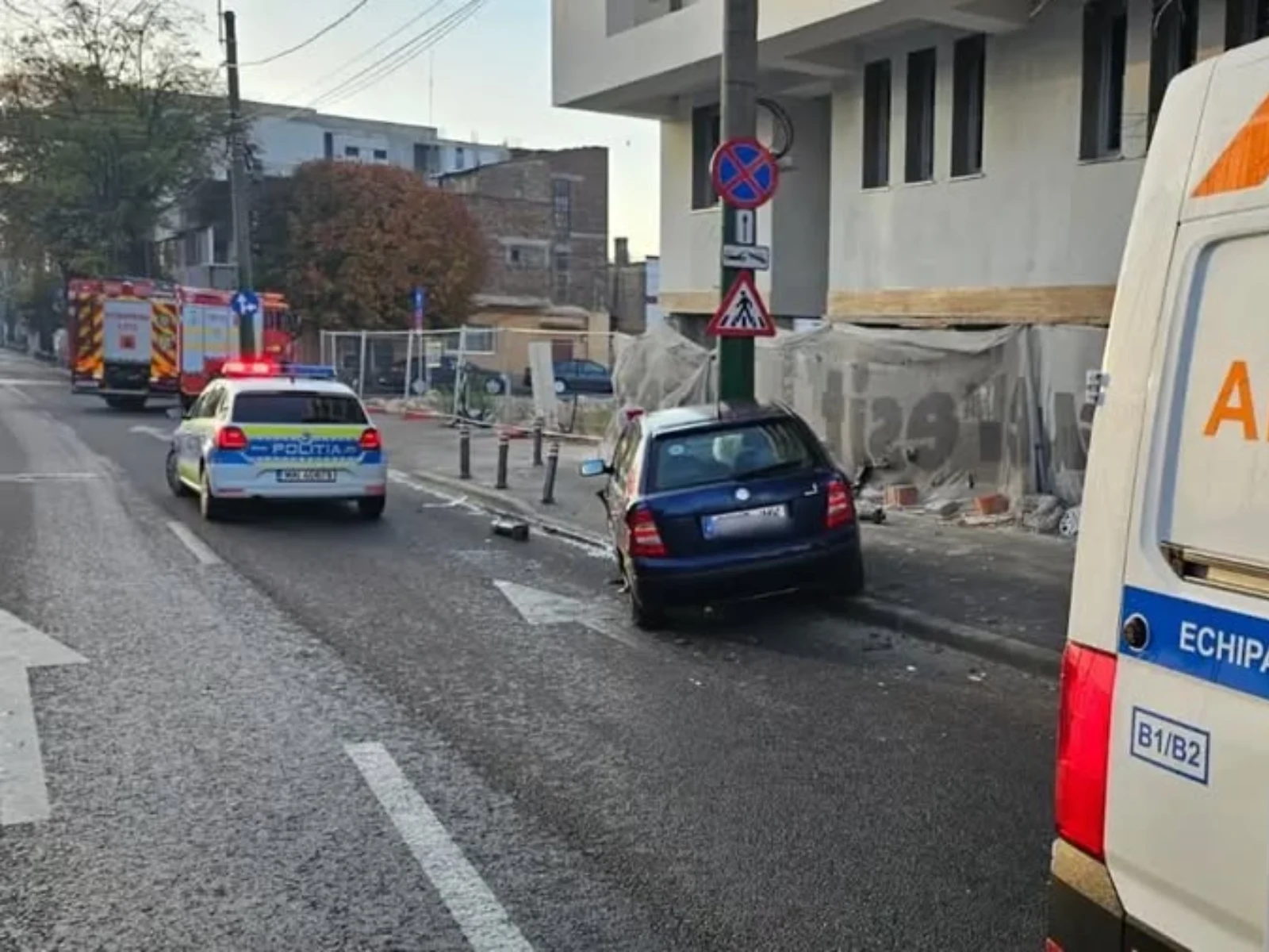 Un polițist beat a provocat un accident rutier soldat cu doi răniți