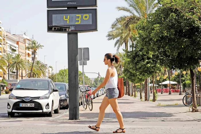 SPANIA. La Cordoba, temperatura a atins 43 de grade C