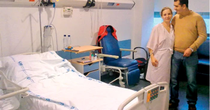 Laura Bercea a născut  într-un spital din Madrid  şi a fost foarte mulţumită  de condiţiile de spitalizare