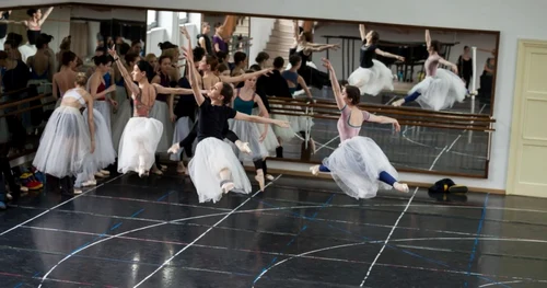 Repetiţii pentru spectacol de balet Giselle la Opera Naţională Bucureşti  FOTO Opera Nationala