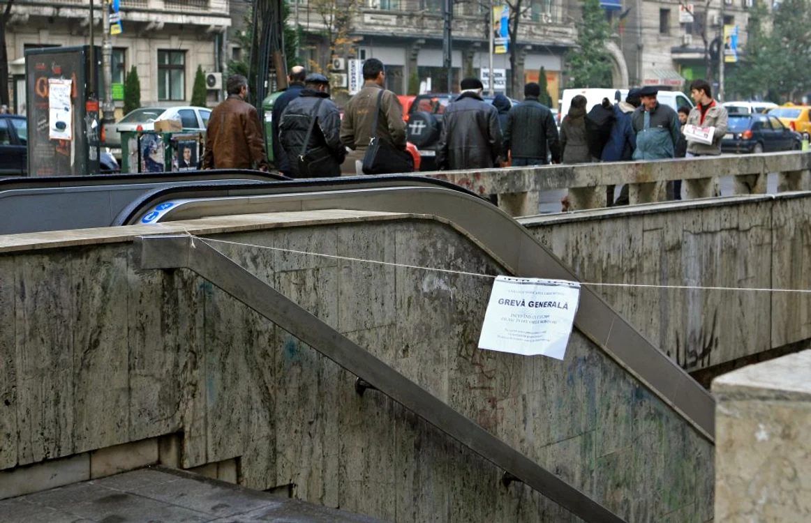 Greva de la metrou din noiembrie a ţinut două zile