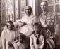 Umberto II al Italiei cu Marie Jose de Belgia și copiii Maria Pia, Vittorio Emanuele, Maria Gabriela și Maria Beatrice în brațele mamei, febr. 1943. FOTO: Casa de Savoia