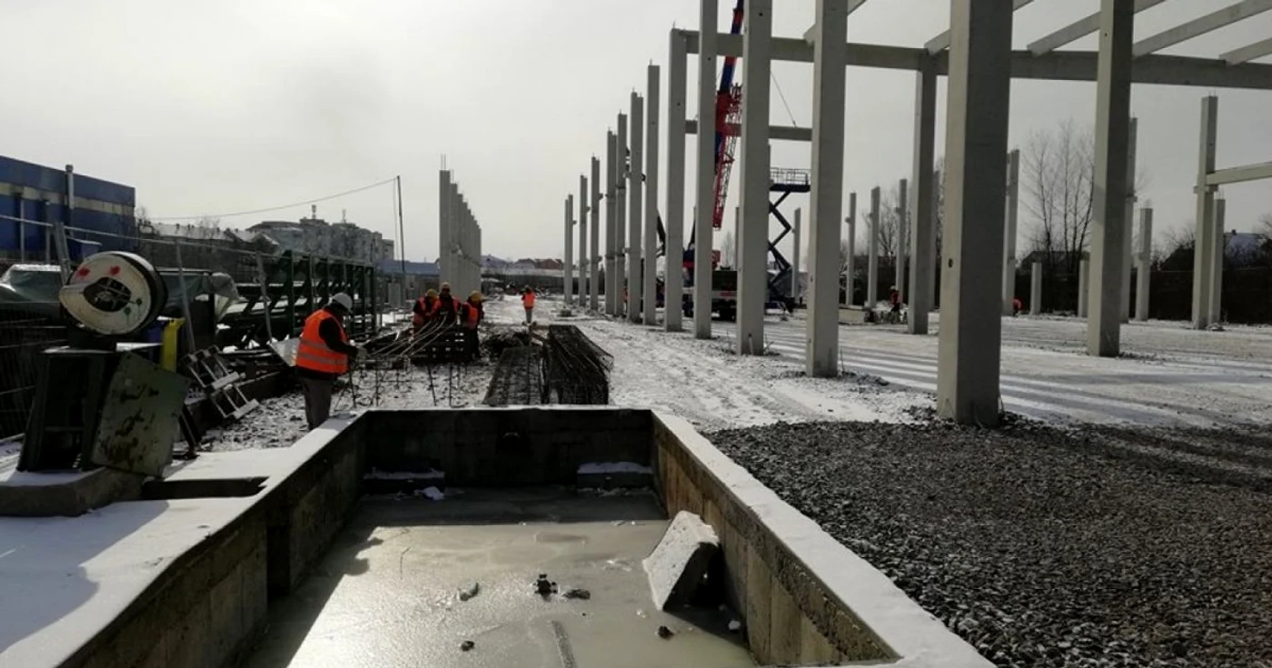 Accidentul de munca a avut loc la contstrucţia unei hale industriale. Foto: arhivă Adevărul