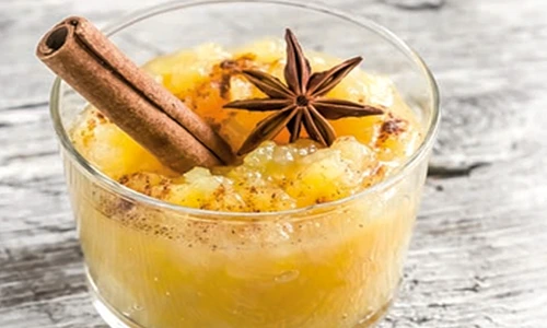 mousse din compot de mere jpg