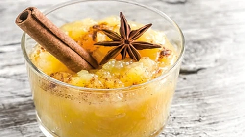 mousse din compot de mere jpg