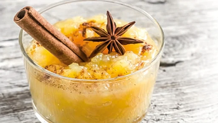 mousse din compot de mere jpg