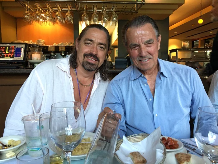 Eric Braeden, alături de fiul său, Christian Gudegast