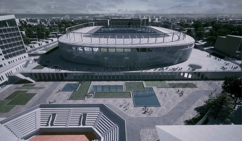 Noul stadion din Constanța ar urma să fie inaugurat în 2025 (FOTO: Twitter/@Emishor)
