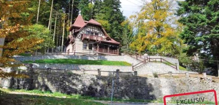 Aceasta este vila pe care şi-a achiziţionat-o Mircea Rednic la Sinaia