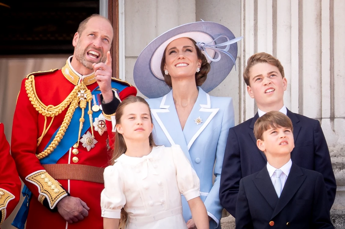 Kate Middleton William George Charlotte Louis la Trooping the Colour profimedia 1109901417 jpg