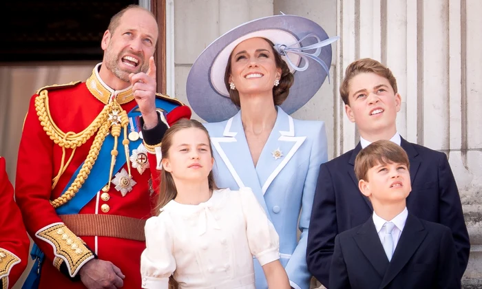 Kate Middleton William George Charlotte Louis la Trooping the Colour profimedia 1109901417 jpg