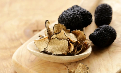 32104970   expensive rare black truffle mushroom   gourmet vegetable jpeg
