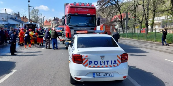 accident rutier grav în slatina - foto catalin fircoiu
