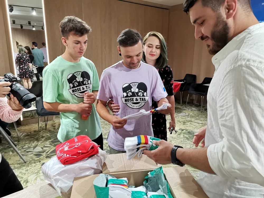 Sportivii vor avea și tricouri de concurs asigurate prin intermediul sponsorilor FOTO: A.M.