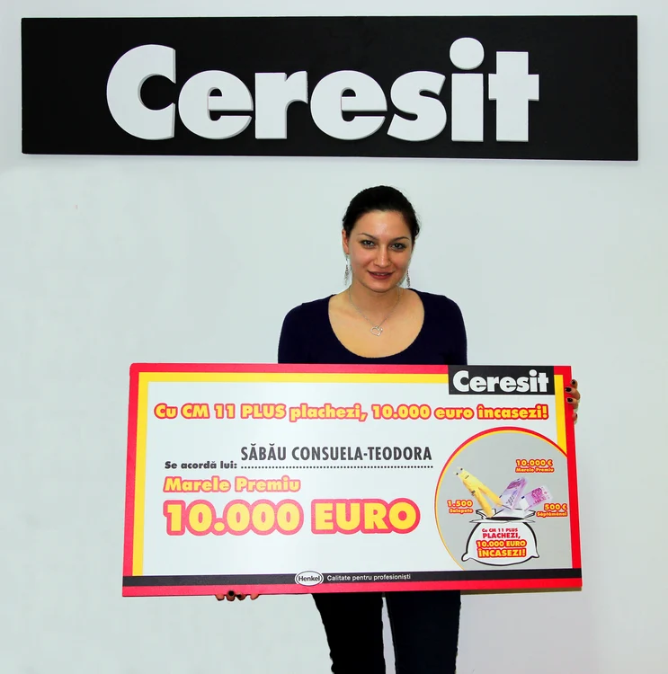 
    Ea e câştigatoarea marelui premiu  
