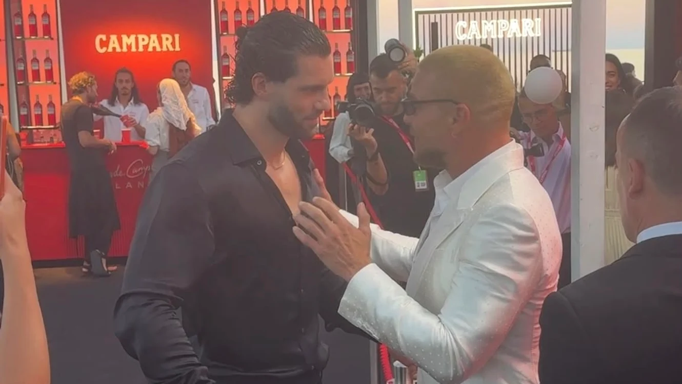 Florian Munteanu și Ricky Martin la Veneția