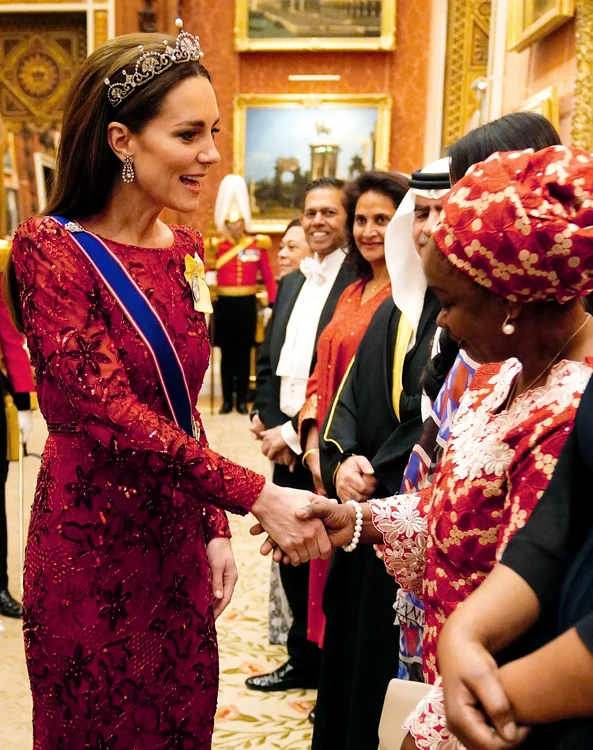 Kate Middleton cu tiara Floare de Lotus, Profimedia jpg