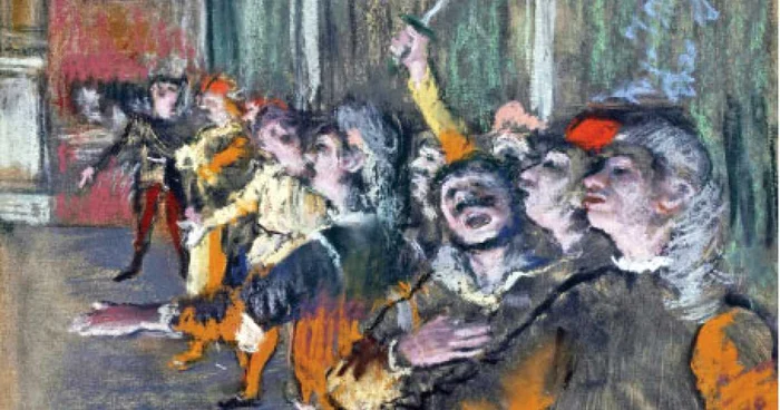 Lucrare semnată de Edgar Degas