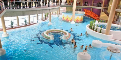 Complexul de agrement din Szeged este plin de turişti, indiferent de anotimp Foto: Adevărul