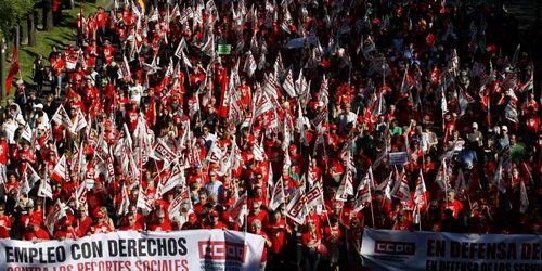 Mii de spanioli protestează la Madrid. Foto: El Pais