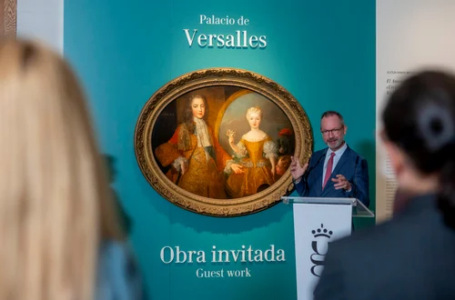 Regele francez Ludovic al XV lea alături de logodnica sa, infanta spaniolă Ana Maria Victoria, Profimedia