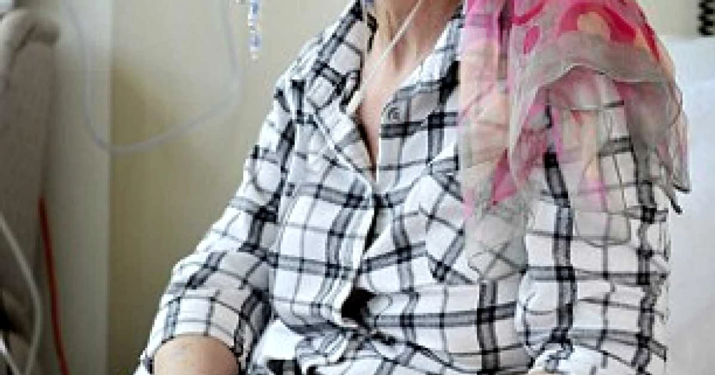 Susan, pe patul de spital