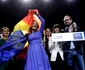 Elena Lasconi rochie mov / foto: EPA EFE 