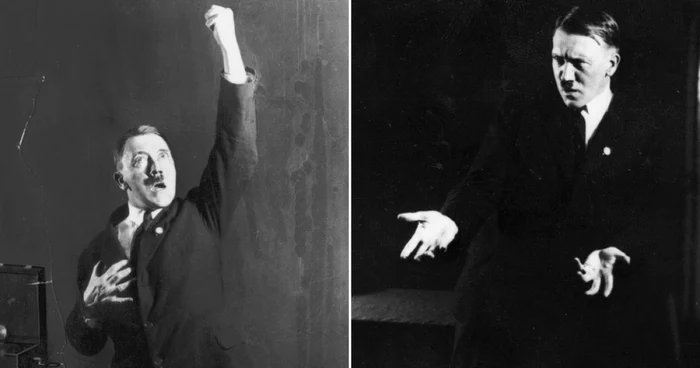 Recunoscând puterea emoţiilor, unul dintre cei mai influenţi lideri ai secolului al XX-lea, Adolf Hitler, a petrecut ani de zile studiind efectele emoţionale ale limbajului corpului său, explică istoricul britanic Roger Moorhouse. Foto mirror.co.uk