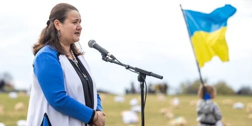 Oksana Markarova ambasadoarea Ucrainei în SUA FOTO Profimedia jpg