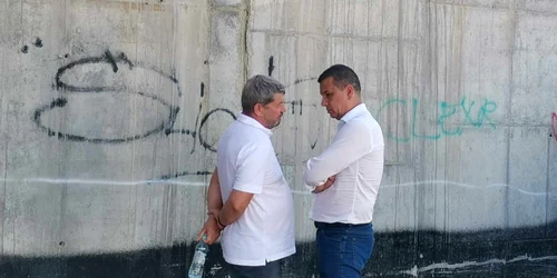 Grindeanu pe șantierul Centurii Timișoara-Sud FOTO Ștefan Both