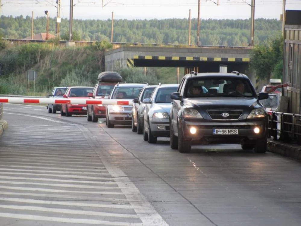 Controlul a avut loc la punctul de taxare de la Feteşti, de pe Autostrada Soarelui Foto:Arhivă Adevărul