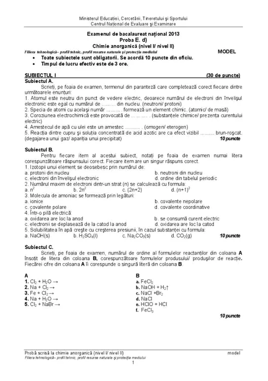 Chimie 2 