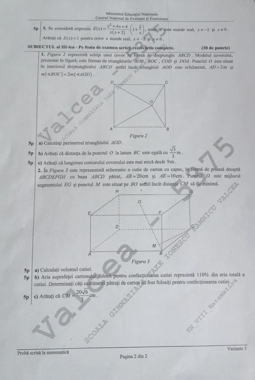 141 de elevi din judeţul Bacău au obţinut note cuprinse între 1 şi 2 la matematică FOTO Adevărul