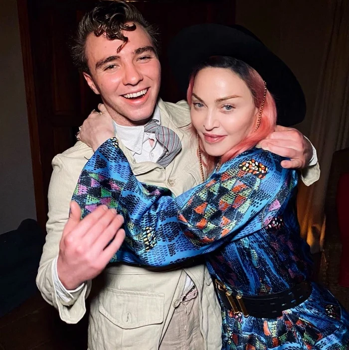 Madonna şi Rocco Ritchie. Foto: Instagram