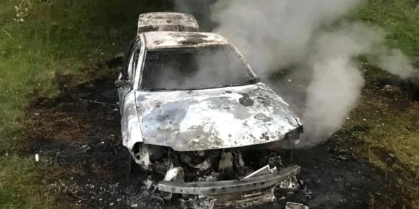 incendiu masina