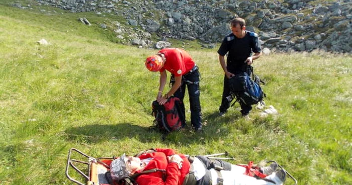 Femeia făcea parte dintr-un grup de turiști - foto: IJJ Argeș