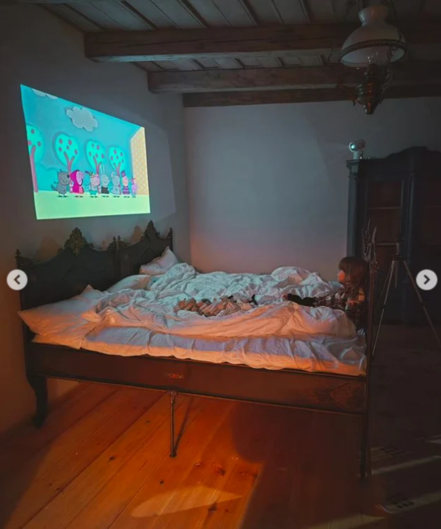 Dana Rogoz a postat imagini din casa ei din Viscri. Foto: Instagram