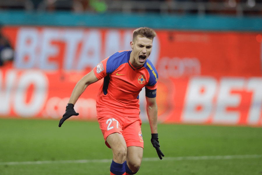 FCSB - UTA Arad 2-1. Keseru le dă emoții pe final roș-albaștrilor, însă gazdele obțin a treia victorie consecutivă în Superligă