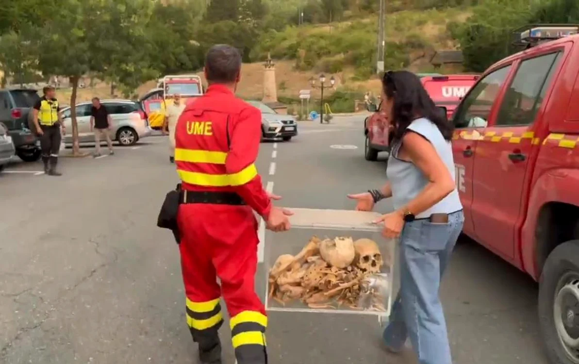 Oseminte evacuate în Spania