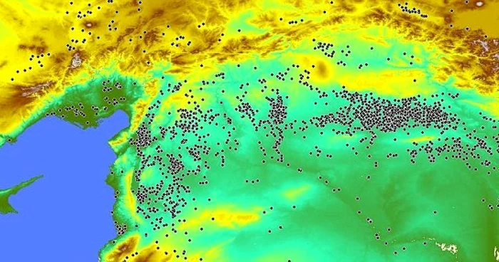 Cercetătorii au descoperit 8.000 de aşezări în Siria