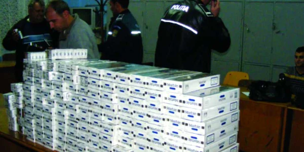 Poliţiştii au dus ţigările în depozitele inspectoratului
