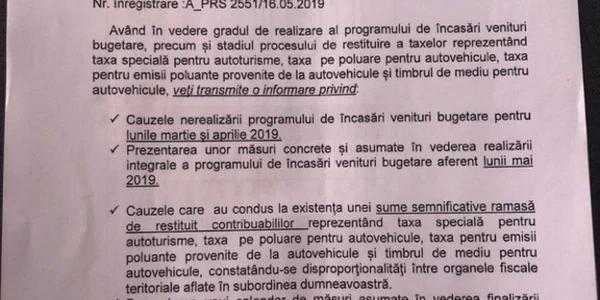 fisc colectare venituri bugetare