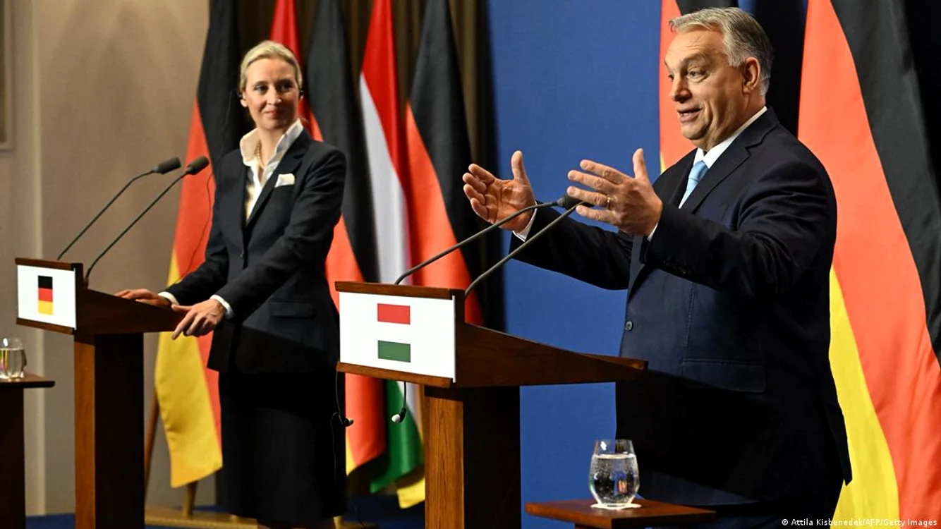 Evitată în Germania, Alice Weidel, lidera AfD, a fost bine primită în Ungaria de Victor Orban