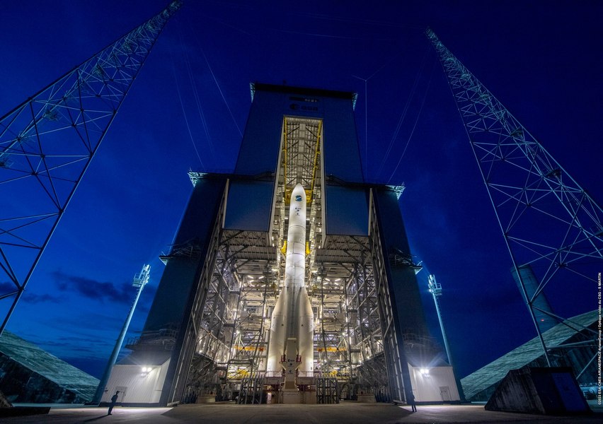 Noua rachetă Ariane 6 va realiza două lansări pentru plasarea pe orbită a primilor sateliţi europeni Galileo VIDEO