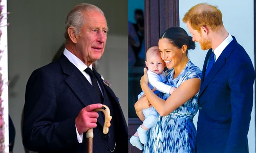 Regele Charles cu Prințul Archie  foto   Profimedia jpg
