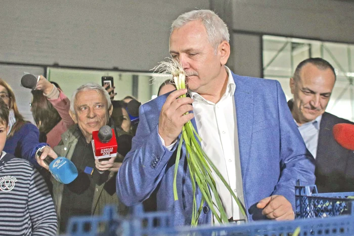 Liviu Dragnea a testat la Colibași aroma legumelor românești